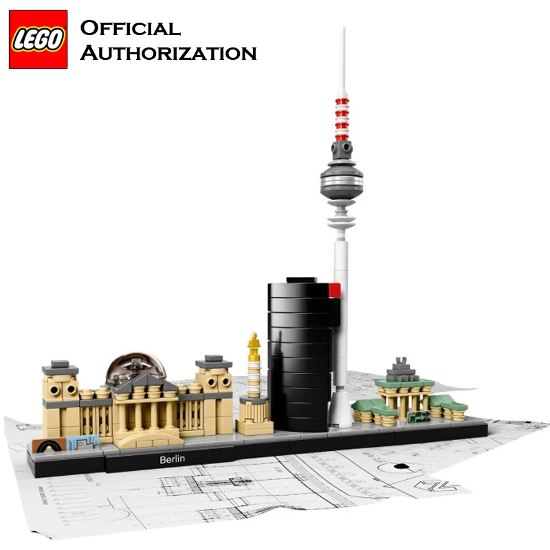 Конструктор LEGO Architecture Series конструктор для города игрушки городской площадки