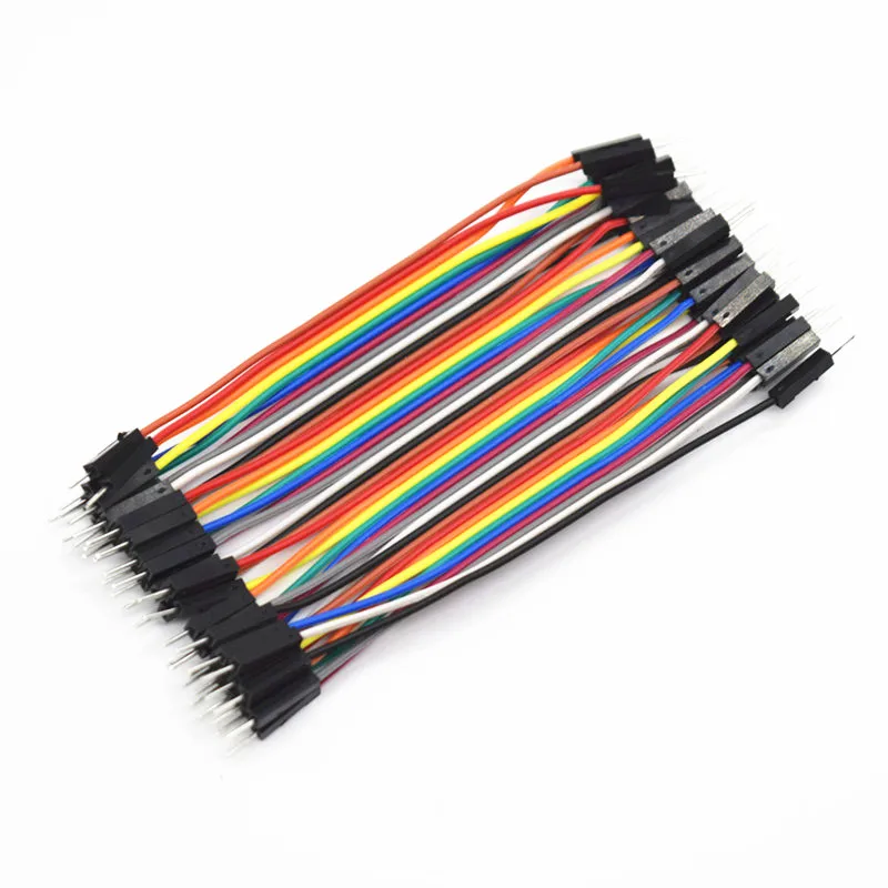 40pcs=1lot 10cm 2.54mm 1pin Male to jumper wire Dupont cable | Обустройство дома