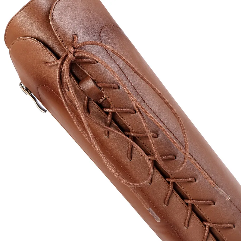 Женские сапоги до колена FUN VILLE модные из искусственной кожи и натуральной