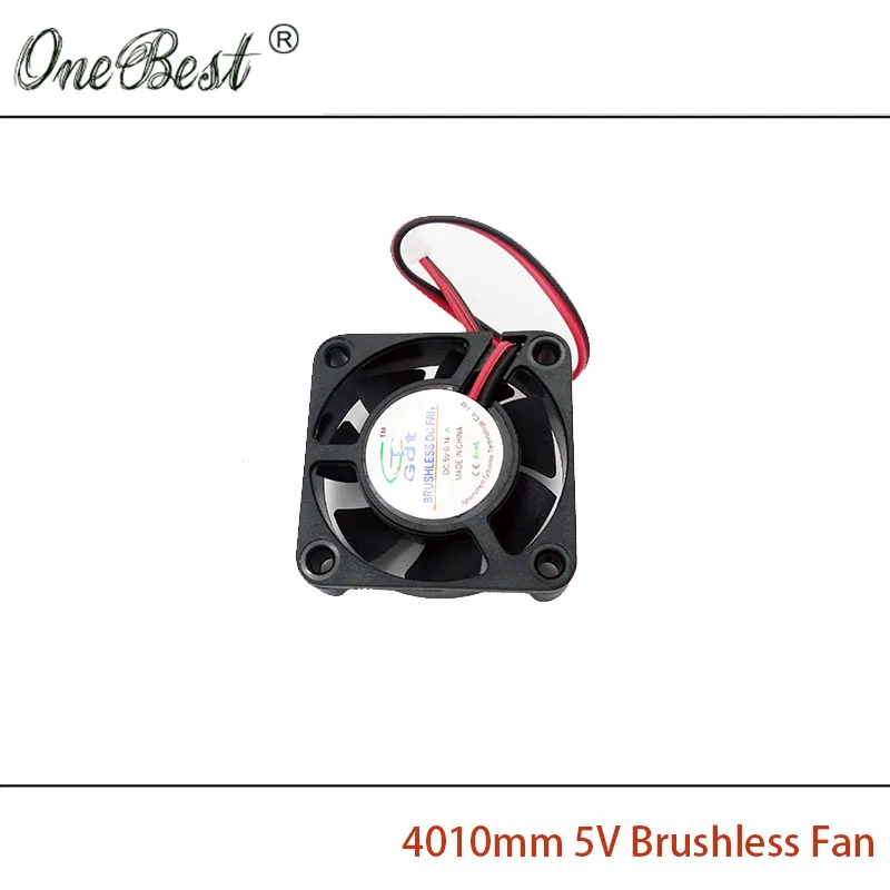 4010 бесщеточный вентилятор DC 5V 0.14A 4 см 40 мм 40x40x10мм маленький блок питания