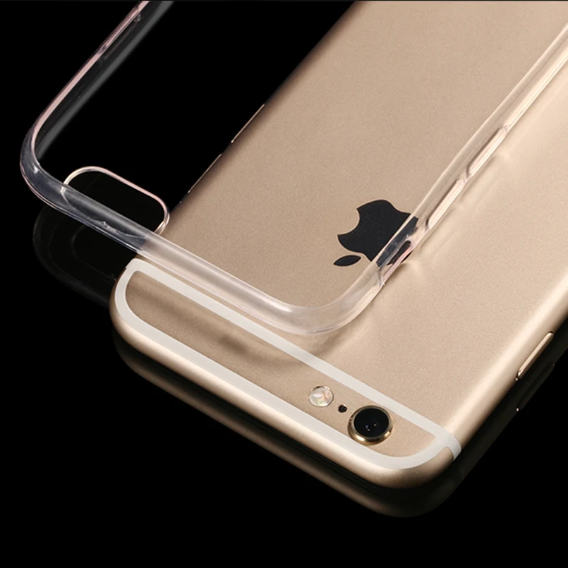 Clear Soft TPU Case for iPhone 6 6s Plus 7 Transparent Original Ultra Thin Silicone Phone Back Cover |