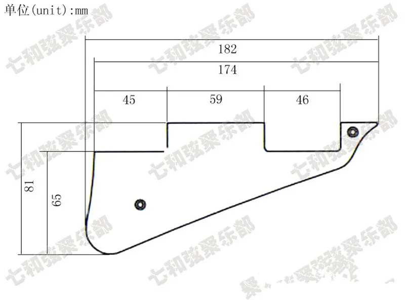 Комплект из 2 черных насадок для гитары опорный кронштейн защиты от царапин