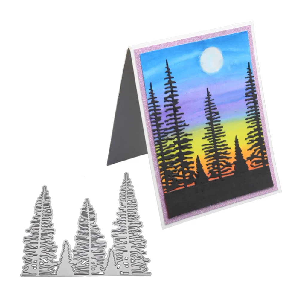 

Tree Frames Metal Cutting Dies Stencil For DIY Scrapbooking Card Making Album Embossing Background Stamps And Dies New 2019