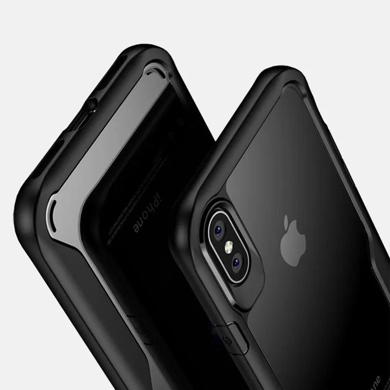 Роскошный ударопрочный чехол для телефона iphone XS XR Max мягкий ТПУ с полной защитой 5