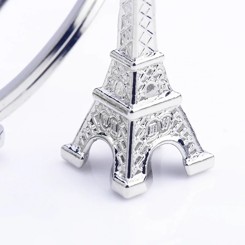 1 шт. Лидер продаж высококачественный мини брелок из сплава Эйфелева башня кольцо
