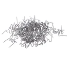 100 шт.компл. предварительно нарезанная волна 0,8 мм плоская скобы для горячего степлера для сварки пластикового степлера