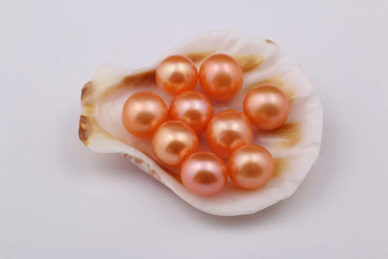 Без отверстия культивированный пресноводный жемчуг бусины натуральный 7-8 мм