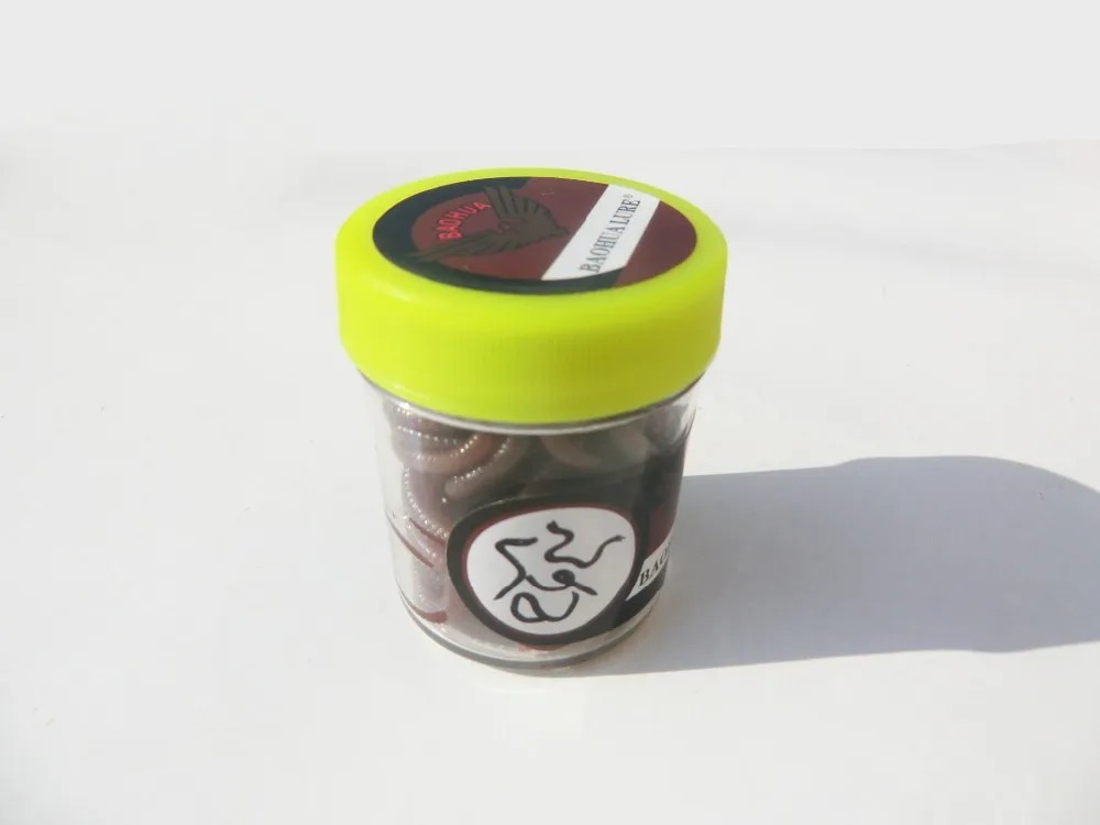 Новая мягкая приманка рыболовные черви 45 шт./лот морские красные дождевые Мягкая