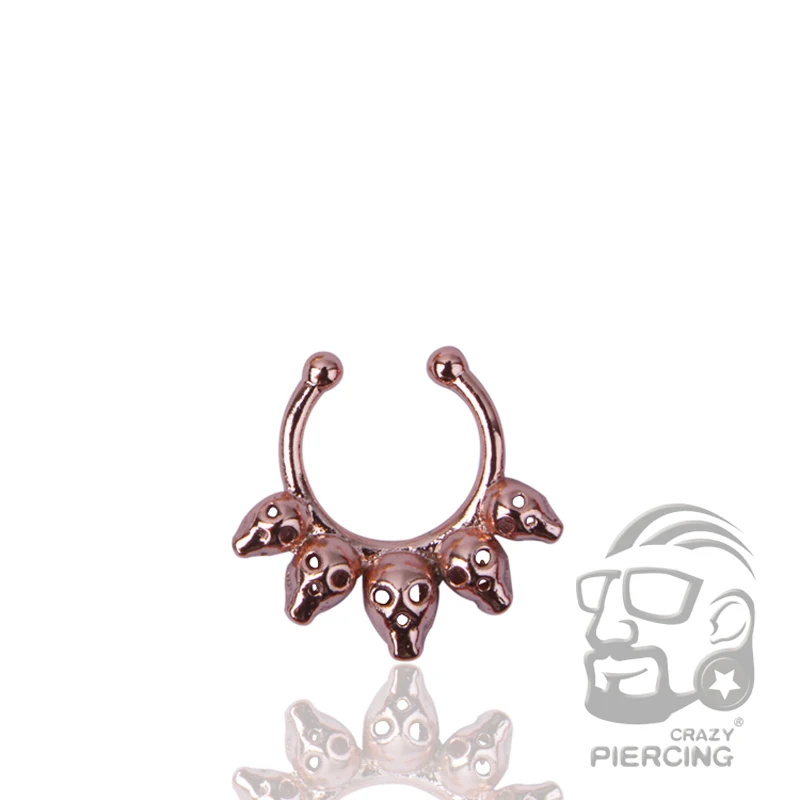 Кольцо-обруч для пирсинга носа из стали 3 цвета | Украшения и аксессуары