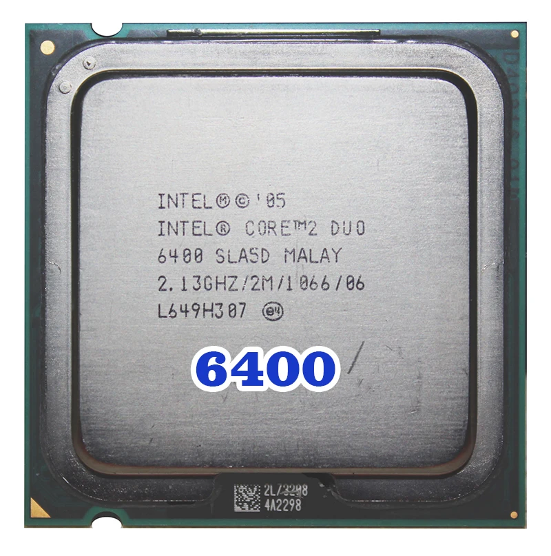 Оригинальный процессор INTEL Core 2 Duo E6400 (2 13 ГГц/2 м/1066 МГц) 65 Вт Socket 775 | Компьютеры и