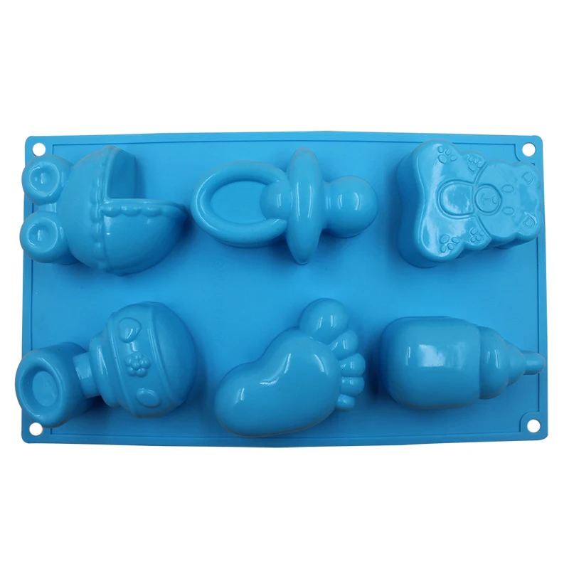 Для желейного пудинга торта шоколада помадки украшения Детская Лапка бутылка