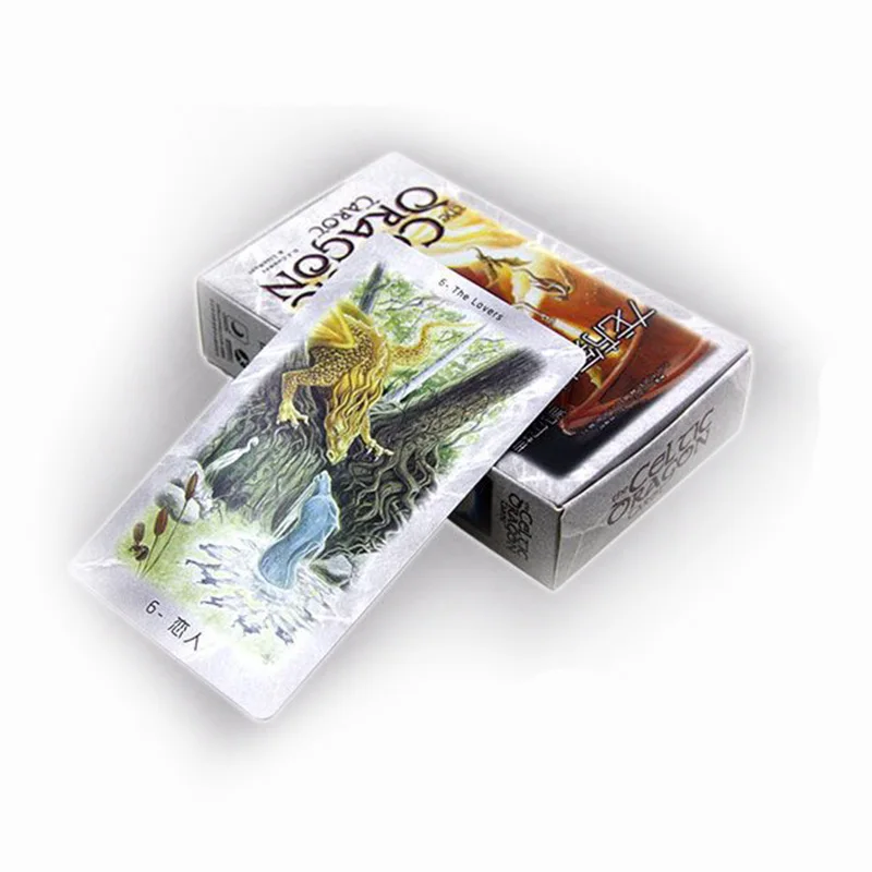 Новый дизайн карт Dragon Tarot настольная игра высококачественная бумага 78 шт.