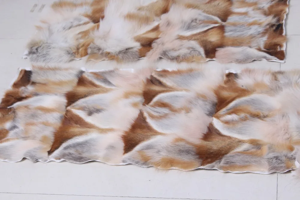Коврик из меха Красной лисы одеяло натурального Лисьего пластина меха|fur plate|fox fur