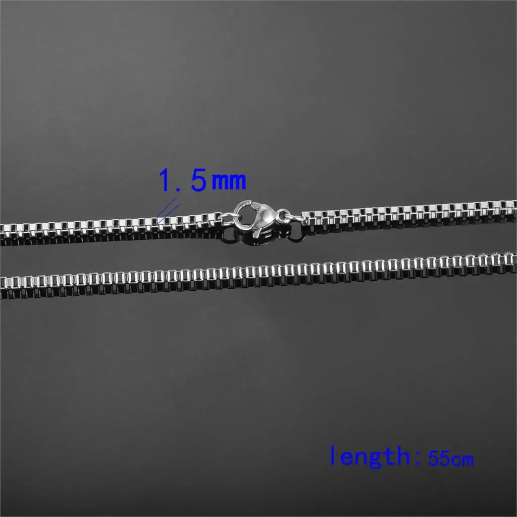 Модные цепи LASPERAL для женщин и мужчин ожерелье из нержавеющей стали