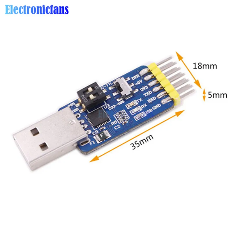 CP2102 USB в TTL RS232 RS485 конвертация 6 1 последовательный 3 В многофункциональный