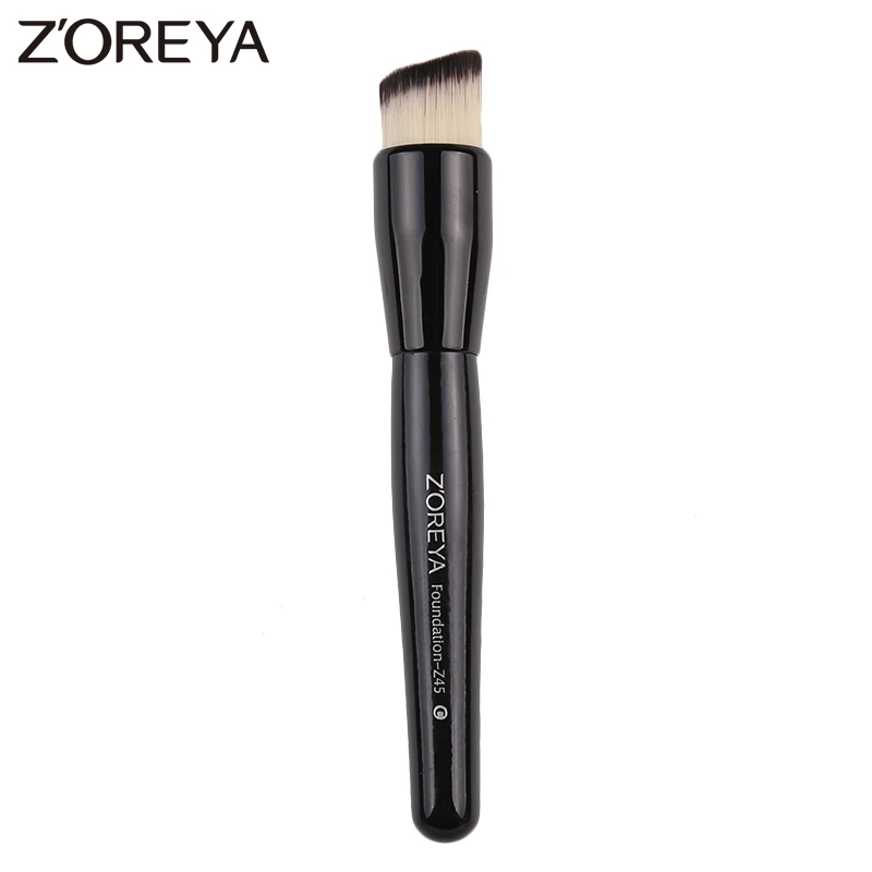 Zoreya Фирменная Новинка поступление тональный крем Кисточки для макияжа черная