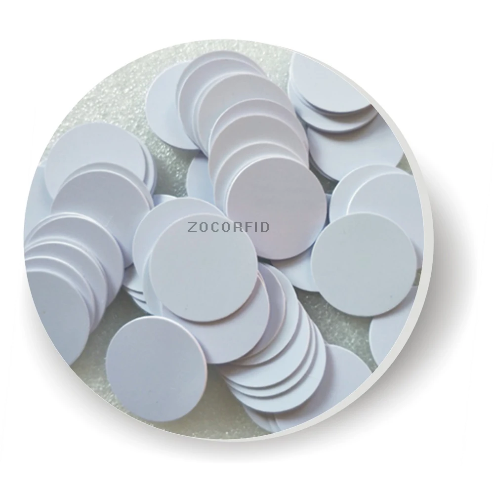 10 шт./лот RFID 125 кГц идентификационная монетная карта EM4100 TK4100 бирка брелоки Токен