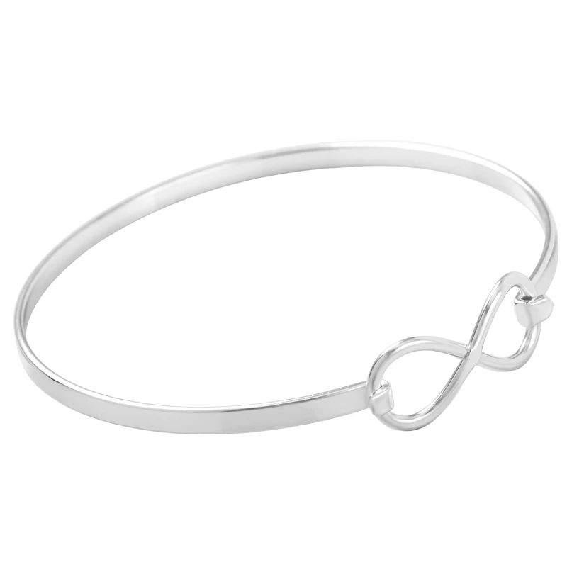 Браслет IJB0446 INFINITY-Женский браслет с подвеской в виде кольца с регулируемой строчкой