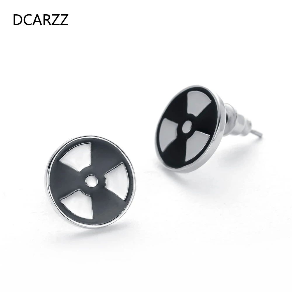 DCARZZ модные серьги для девочек ядерного излучения модная золотая серьга шпильки