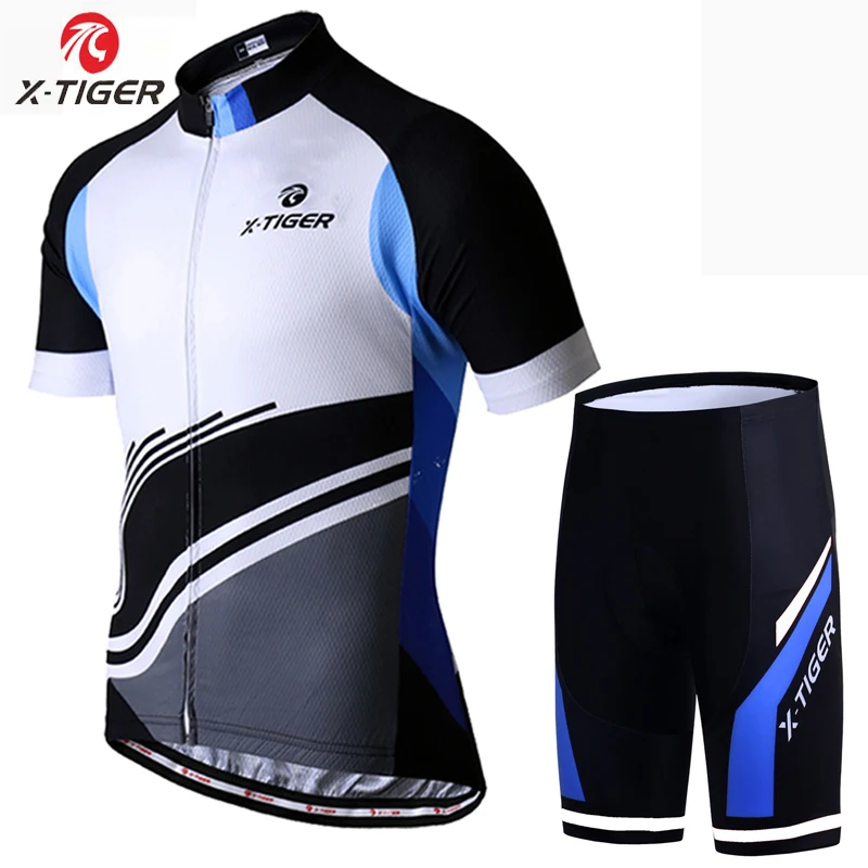 Jersey and Pant X-Tiger Pro велосипедная футболка, комплект, летняя одежда для горного велосипеда, одежда для велоспорта, Майо, Ropa Ciclismo, полиэстер, одежда для гоночного велосипеда, комплект для велоспорта - Цвет: Jersey and Pant