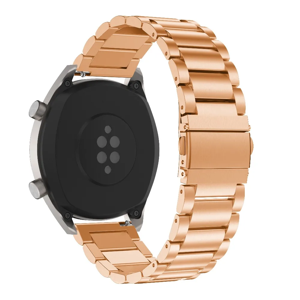 Ремешок для часов из нержавеющей стали для Galaxy Watch gear S3 Frontier Classic 46 мм ремешок для huawei watch GT Honor Watch Magic Wrist