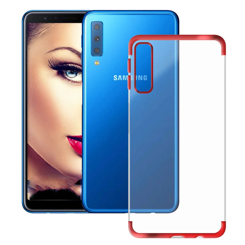 Покрытие чехол для samsung A750 J4 J6 премьер J7 J8 A8 A6 плюс 2018 A3 A5 A7 2017 мягкий TPU примечание 9