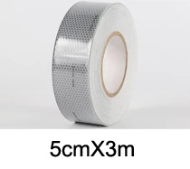 5cmx3m СОЛАС ранг морской светоотражающая лента для спасательных продуктов для пришивания на одежду - Цвет: 5cmx3m