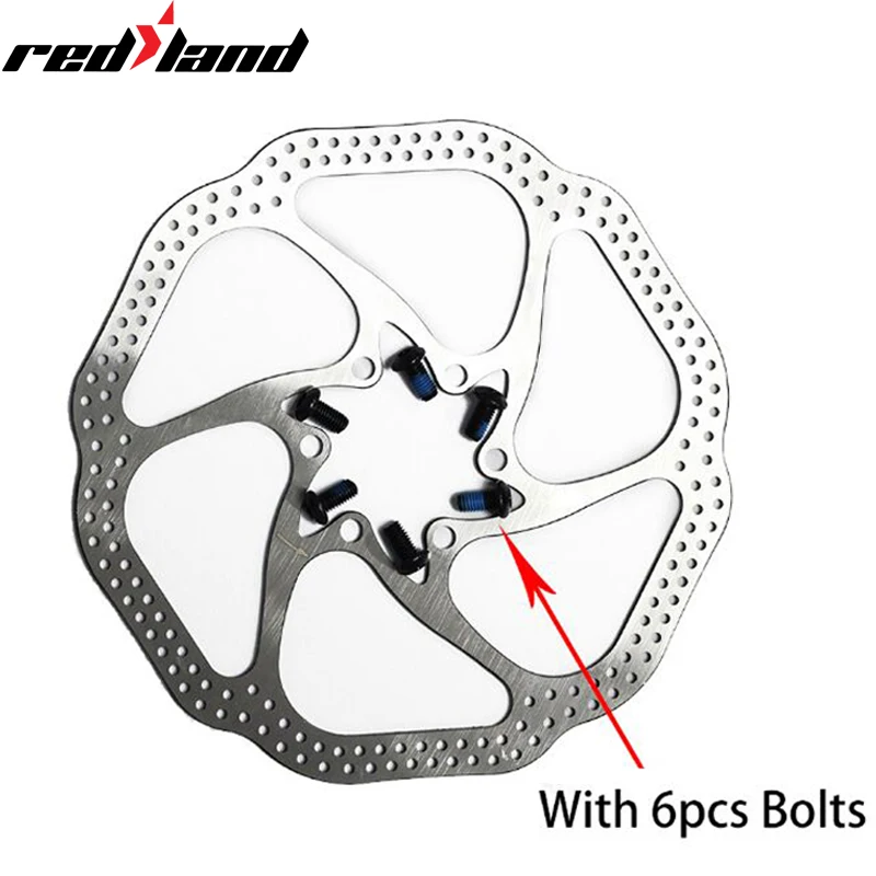 2 шт. RedLand 160 мм AVID HS1 MTB дорожный складной велосипедный дисковый тормоз роторы 6