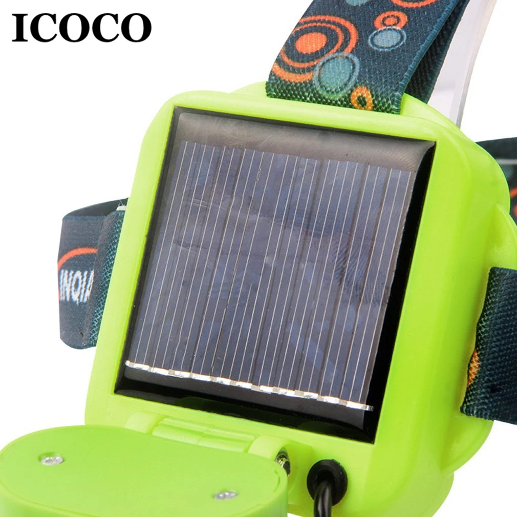 ICOCO портативный светодиодный фонарь для зарядки на солнечных батареях Дальняя