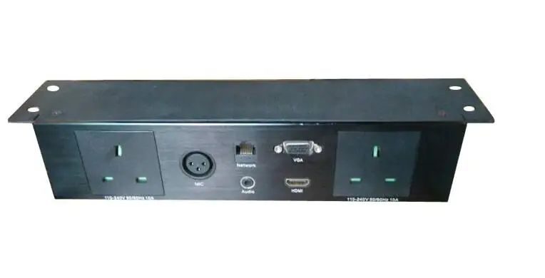 

Undermount office desk data and power under table socket outlet / desktop power data outlets