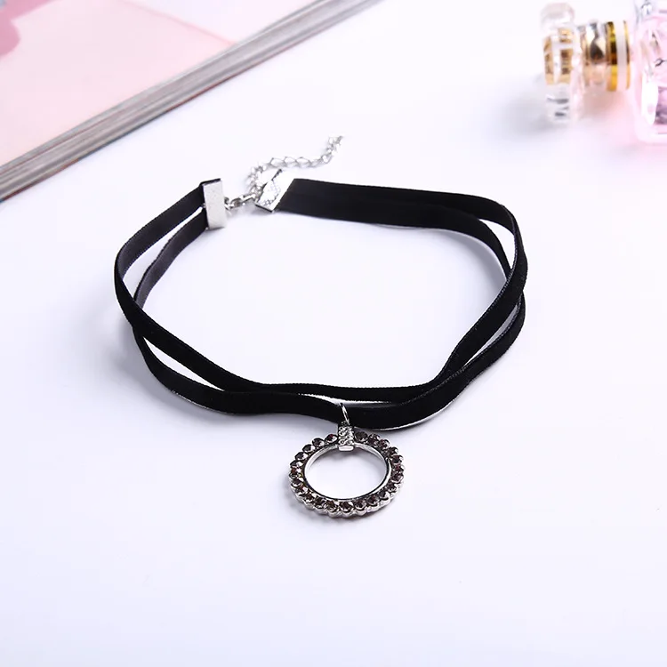 Fashion personality simplicity short style glass pearl necklace Necklace jewelry women's fashion temperament p | Украшения и