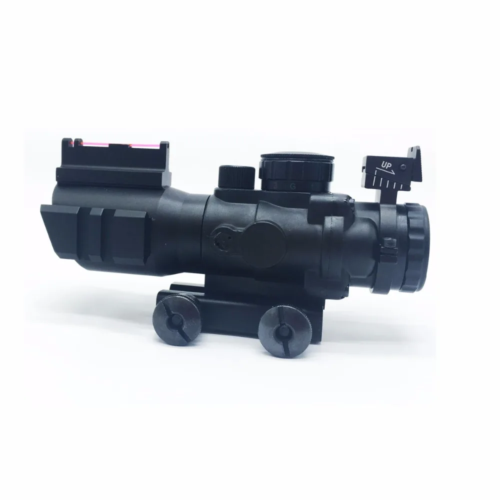 Тактический прицел для охотничьего ружья снайперская лупа 4x32 Acog 20 мм|Оптические