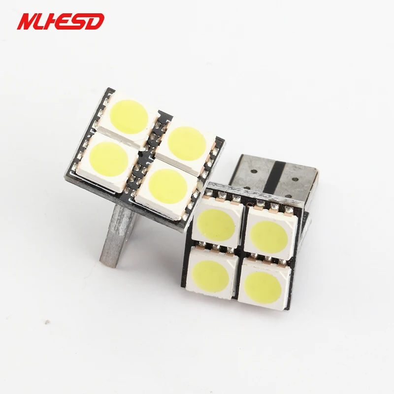 100 шт. pcb W5W 4SMD 5050 T10 Автомобильный светодиодный лампы резервные Фары заднего хода
