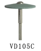 VD105C 1 шт. Стоматологическая лаборатория технология циркония тонкая керамическая алмазная шлифовальная машина для полировки циркониевой заготовки нет необходимости водяного охлаждения отбеливания зубов - Цвет: VD105C