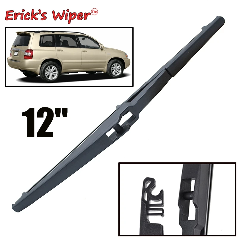 

Erick's Wiper 12" Rear Wiper Blade For Toyota Highlander Kluger MK1 2000 - 2007 Windshield Windscreen Rear Window