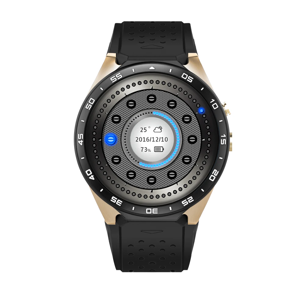 Kingwear KW88 Смарт часы Android 5 1 Smartwatch kw88 MTK6580 quad core 3g Bluetooth gps монитор сердечного ритма