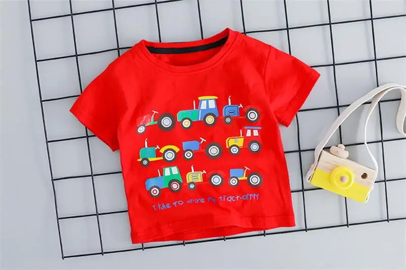 2019 Summer Baby Girls Boys Clothing Sets Infant Clothes Suits Car T Shirt Shorts Kids Children Vacation Costume | Детская одежда и