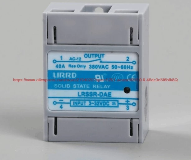 LRSSR dae 10A/25A/40A выход 380VAC/вход 3 32VDC Однофазное твердотельное реле нулевой поперечный