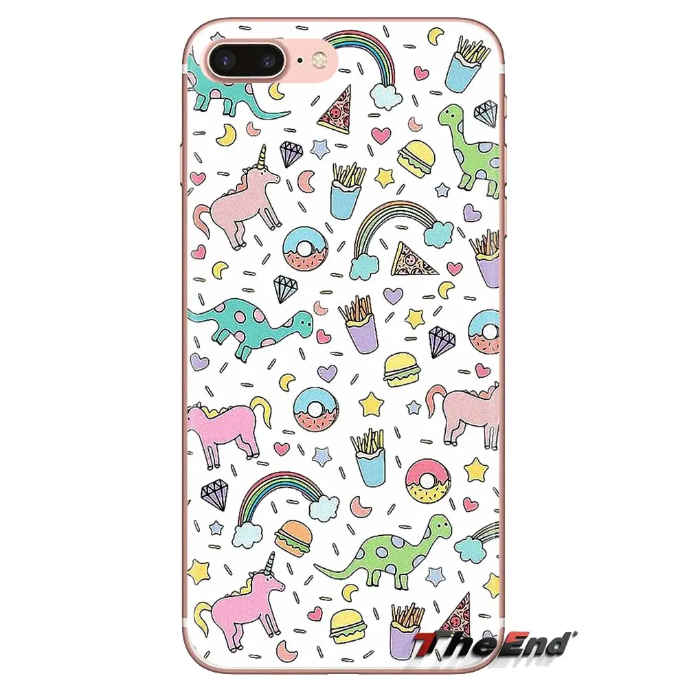 kawaii Dinosaurs pattern Transparent Soft TPU Case For LG G3 G4 Mini G5 G6 G7 Q6 Q7 Q8 Q9 V10 V20 V30 X Power 2 3 K10 K4 K8 2017 |