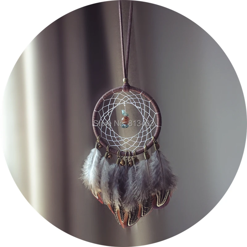 

Mini dreamcatcher car hanging feather dreamcatchers