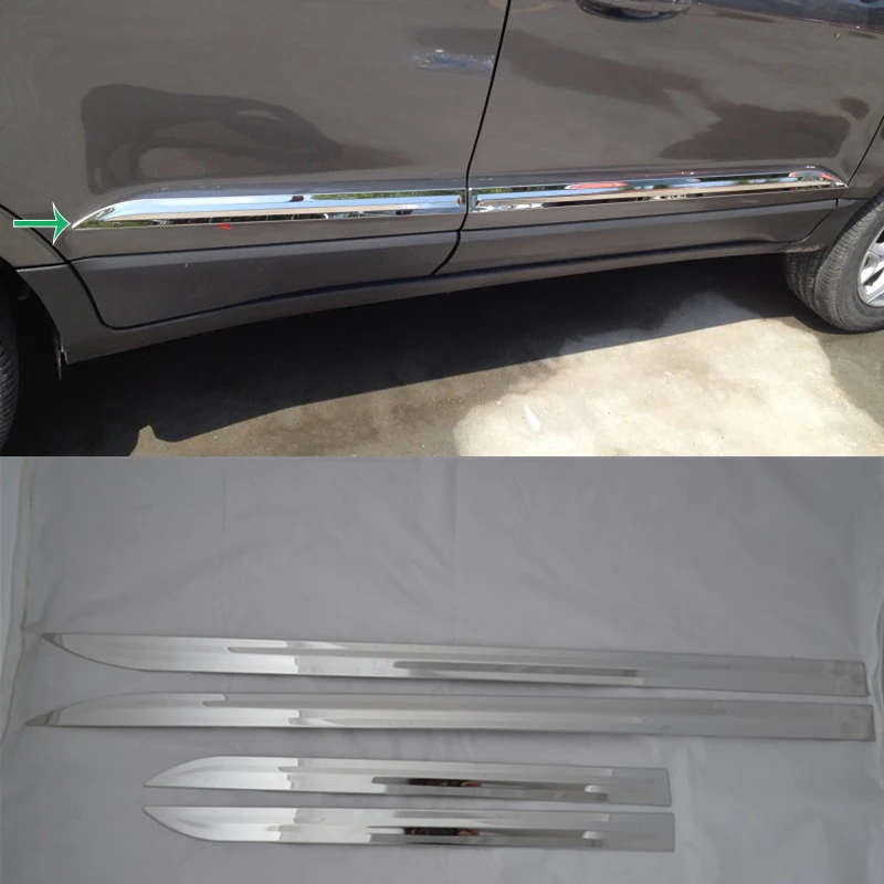 Автомобильные аксессуары наружное украшение боковая дверь из нержавеющей стали