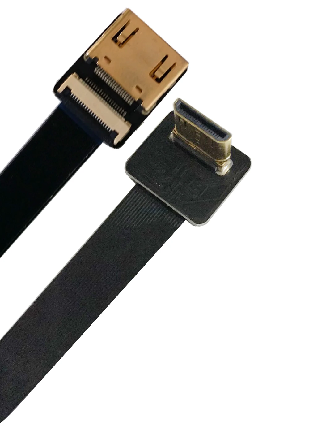 Ультратонкий Мягкий кабель HDMI 40/50/60/80/100 см прямой плоский ленточный мини-кабель