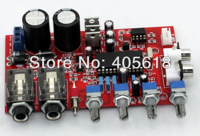Kara OK Pre усилитель предусилитель Board M65831AP NE5532 OP275G AC 12в-15в сборная плата |