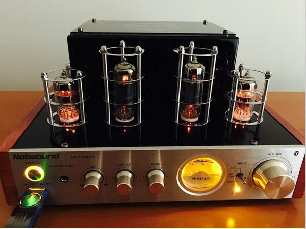 Nobsound MS-10DMKII Hifi 2,0 Bluetooth вакуумный трубчатый усилитель USB/домашний усилитель звука 25 Вт * 2 220 В