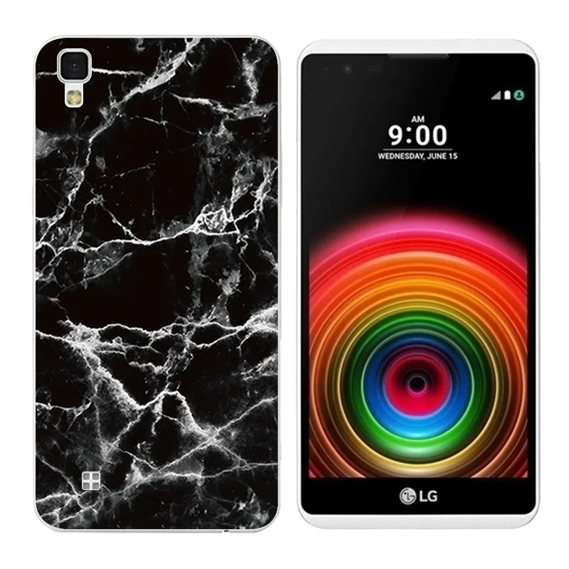 Soft TPU Cases for LG X power K210 K220 LS755 Pine Printing Back Cover Skin Power K220DS Bags Fundas |