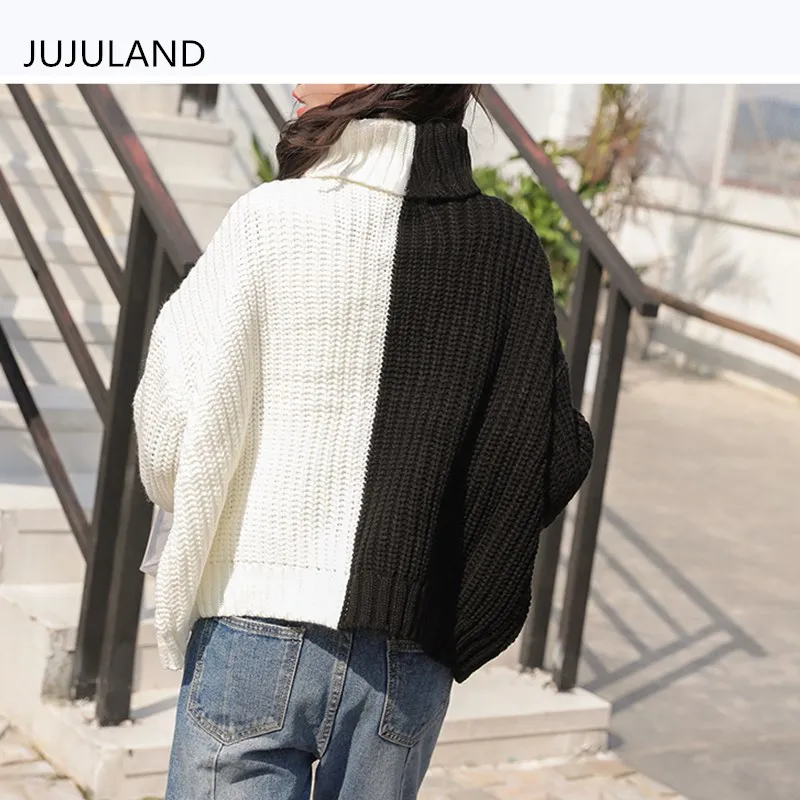 Женские пуловеры Свитера Повседневная водолазка толстый аппликации письмо