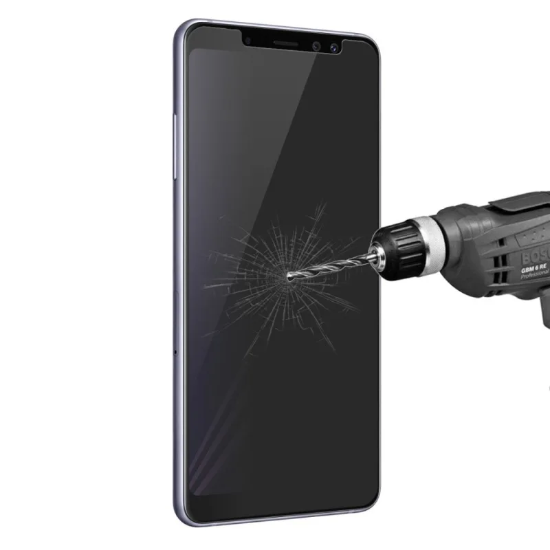 Оригинальное антишпионское закаленное стекло Защита экрана для Samsung Galaxy A6 A8 A6Plus