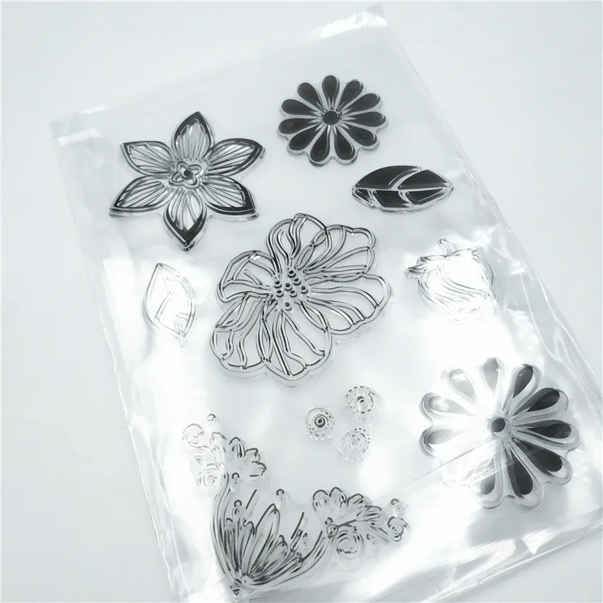 Горячая продажа Хризантема прозрачные штампы/силиконовые уплотнения Ролик