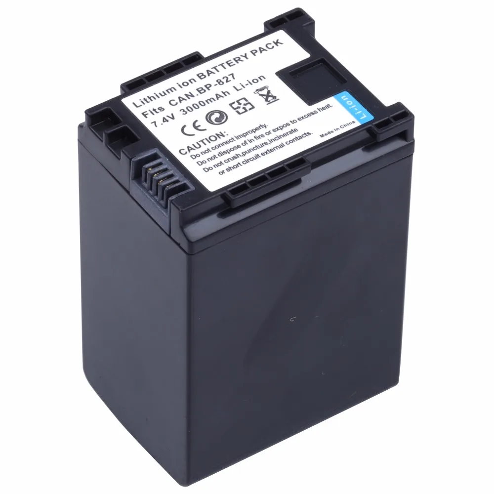Probty 2 шт. BP 827 Батарея + автомобиля Зарядное устройство переходник для Canon HF10 HF11 HF100