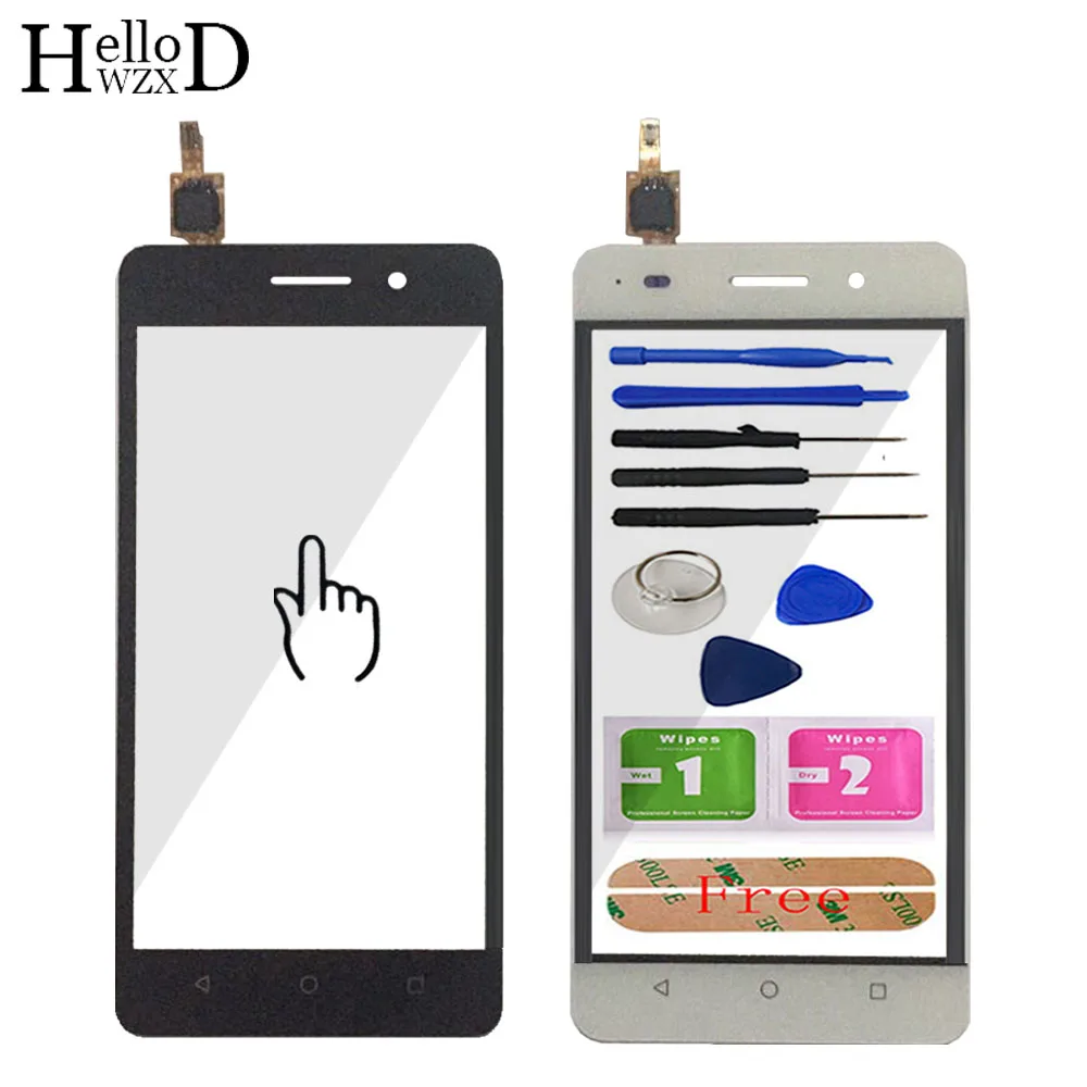 HelloWZXD переднее Сенсорное стекло для huawei G Play Mini CHC-U01 CHC-U003 Honor 4C сенсорный экран дигитайзер панель объектив сенсор+ клей